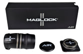 Maglock Magnetic Forced Air Helmet Coupling System Safe Quick Connect and Detach (w/ Keychain)